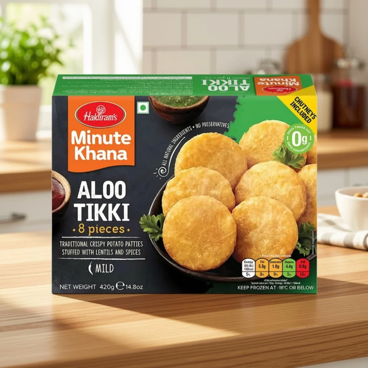 Haldiram VPK Aloo Tikki Jumbo	(Frozen)