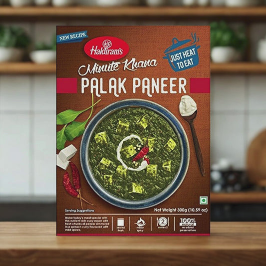 Haldiram Dilli Style Palak Paneer 300 Gm.