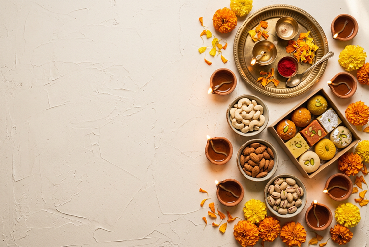 Diwali essentials and festive sweets