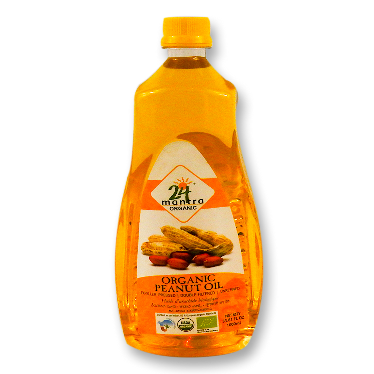 24 Mantra Organic Peanut Oil 33.8 Oz