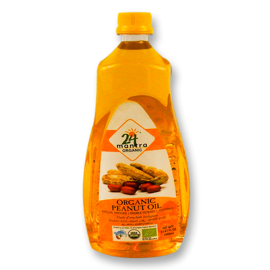 24 Mantra Organic Peanut Oil 33.8 Oz