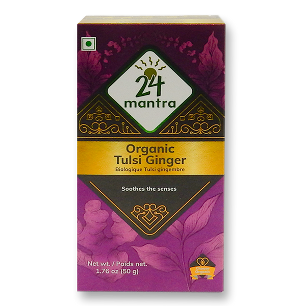 24 Mantra Organic Tulsi Ginger Tea 50 Gm.